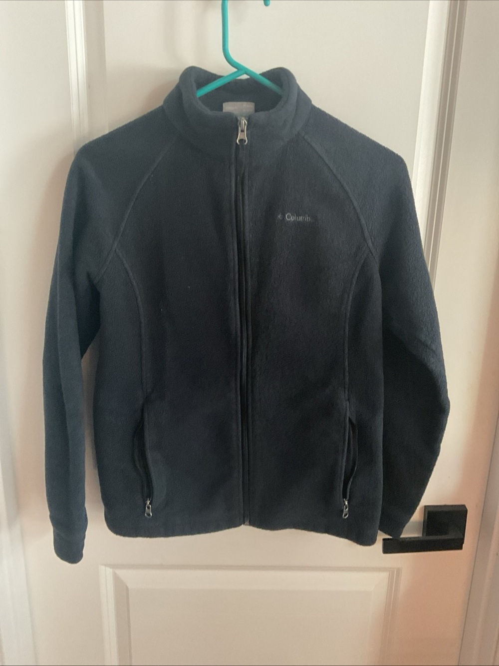 Columbia - Kids Black Full-Zip Fleece Jacket - Size XL 18-20